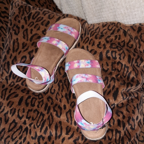 Shoes-SO BONNIEE TIEDYE PLATFORM - Picture 2 of 5